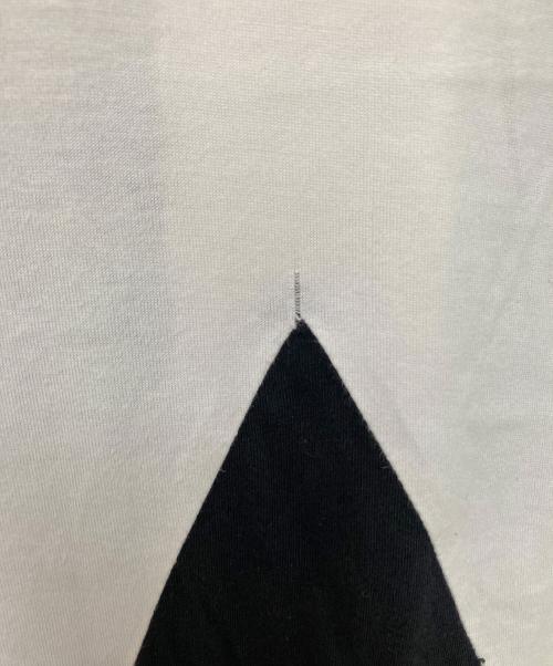 Y-3（ワイスリー）Y-3 (ワイスリー) ラグランカットソー ホワイト×ブラック サイズ:Mの古着・服飾アイテム