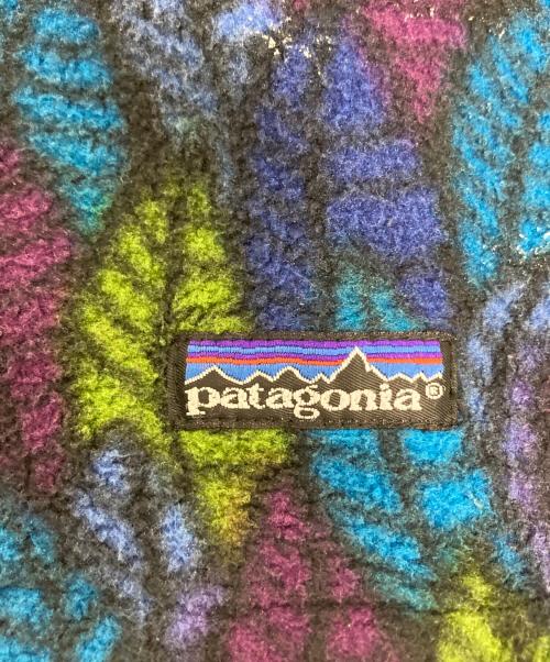 Patagonia（パタゴニア）Patagonia (パタゴニア) リーフ柄シンチラフリースジャケット ブルー サイズ:10の古着・服飾アイテム