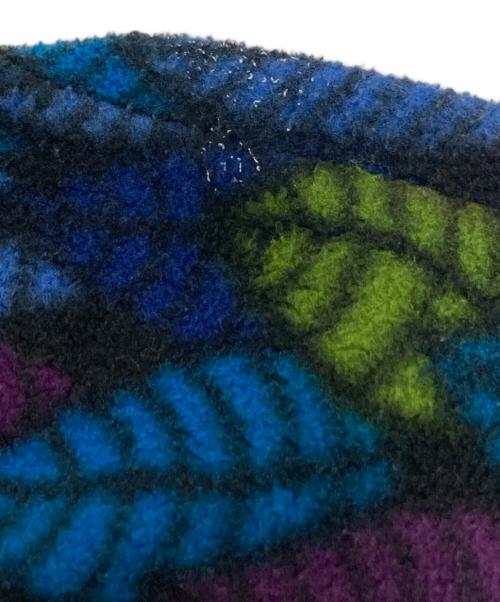 Patagonia（パタゴニア）Patagonia (パタゴニア) リーフ柄シンチラフリースジャケット ブルー サイズ:10の古着・服飾アイテム