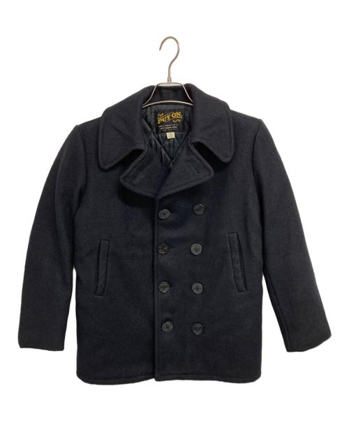 the put on shop（ザ プット オン ショップ）the put on shop (ザ プット オン ショップ) Pコート ネイビー サイズ:16の古着・服飾アイテム