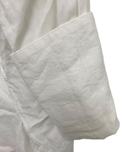CHAOS（カオス）CHAOS (カオス) リネン混シャツ ホワイト サイズ:Fの古着・服飾アイテム