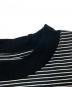 中古・古着 is-ness (イズネス) BALLOON STRIPES LONG SLEEVE T SHIRT ブラック×ホワイト サイズ:L：10000円
