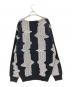 HUF (ハフ) AVALON CARDIGAN ブラック×ホワイト サイズ:L：7000円