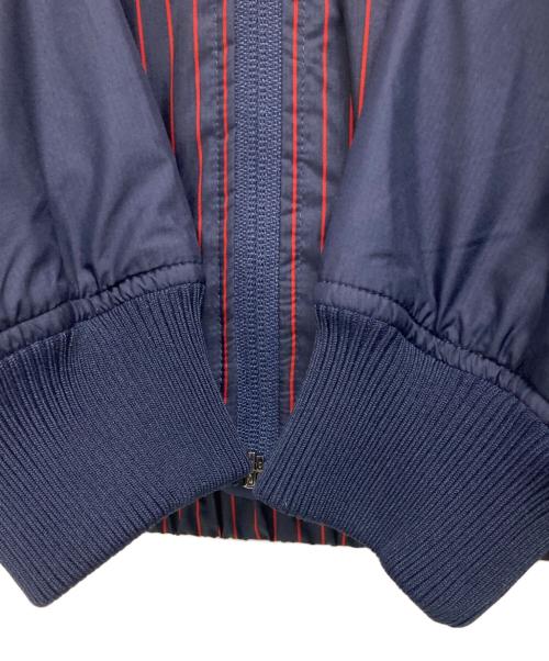 LACOSTE（ラコステ）LACOSTE (ラコステ) 撥水ストライプジップゴルフジャケット ネイビー サイズ:Mの古着・服飾アイテム