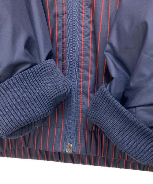 LACOSTE（ラコステ）LACOSTE (ラコステ) 撥水ストライプジップゴルフジャケット ネイビー サイズ:Mの古着・服飾アイテム