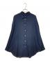 Spick and Span（スピック＆スパン）の古着「シアーカシュクールシャツ」｜ネイビー