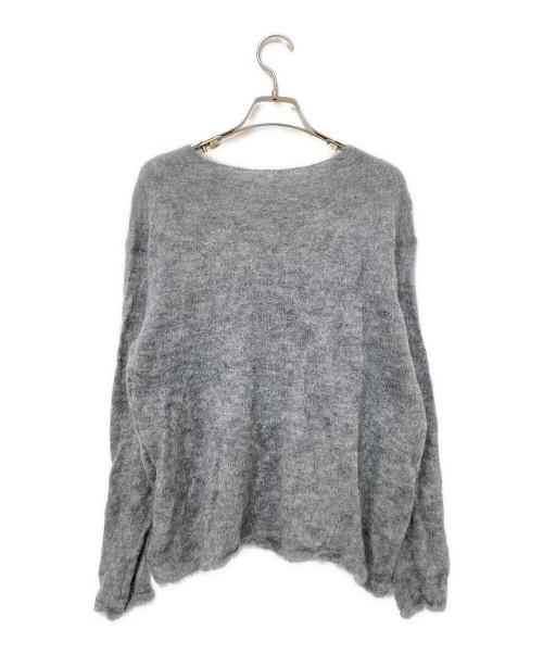 Spick and Span（スピック＆スパン）Spick and Span (スピックアンドスパン) ルーズモヘヤMIXボートネックニット グレー サイズ:下記参照の古着・服飾アイテム