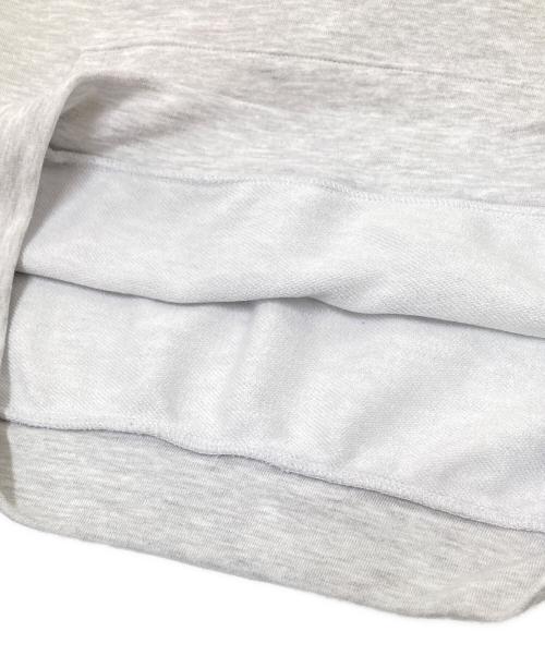 andar（アンダール）andar (アンダール) ロゴ刺繍パーカー グレー サイズ:Mの古着・服飾アイテム