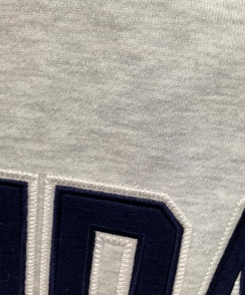 andar（アンダール）andar (アンダール) ロゴ刺繍パーカー グレー サイズ:Mの古着・服飾アイテム