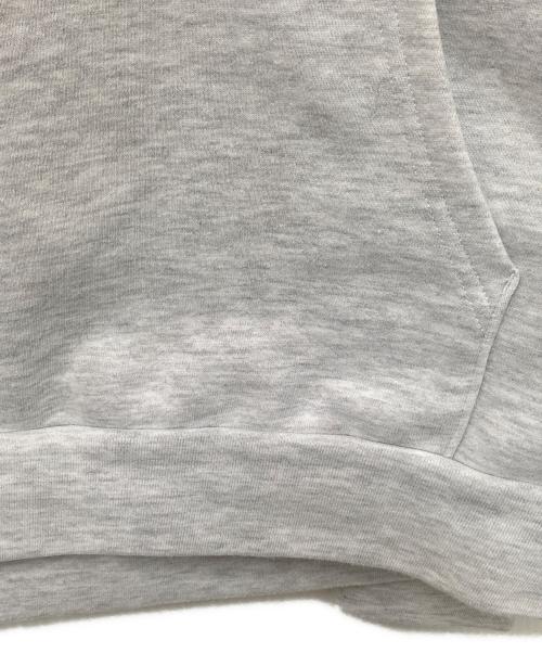 andar（アンダール）andar (アンダール) ロゴ刺繍パーカー グレー サイズ:Mの古着・服飾アイテム