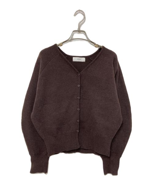 OHOTORO（オオトロ）OHOTORO (オオトロ) volume knit cardigan ブラウン サイズ:下記参照の古着・服飾アイテム