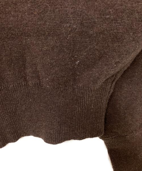 OHOTORO（オオトロ）OHOTORO (オオトロ) volume knit cardigan ブラウン サイズ:下記参照の古着・服飾アイテム
