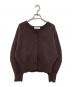 OHOTORO（オオトロ）の古着「volume knit cardigan」｜ブラウン