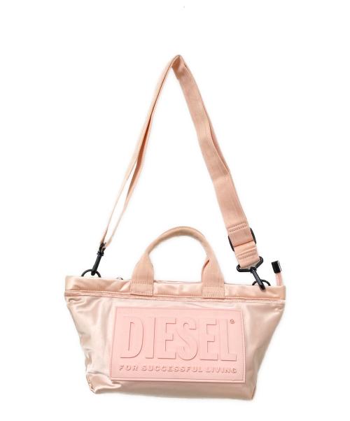 DIESEL（ディーゼル）DIESEL (ディーゼル) サッチェルバッグ ピンク サイズ:下記参照の古着・服飾アイテム
