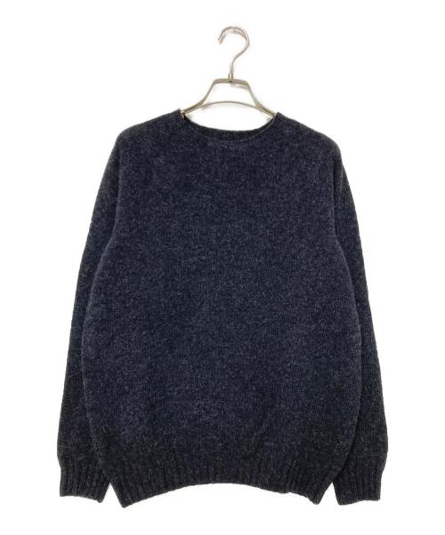 Harley of SCOTLAND（ハーレーオブスコットランド）Harley of SCOTLAND (ハーレーオブスコットランド) ウールニット ブラック サイズ:38の古着・服飾アイテム