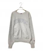 Championチャンピオン）の古着「アーチロゴクルーネックスウェット」｜グレー