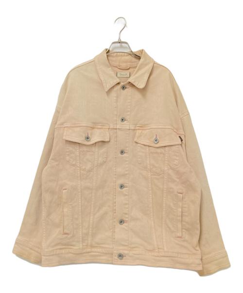 YANUK（ヤヌーク）YANUK (ヤヌーク) デニムジャケット ピンクベージュ サイズ:FREEの古着・服飾アイテム