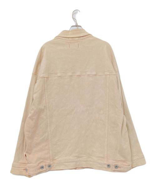 YANUK（ヤヌーク）YANUK (ヤヌーク) デニムジャケット ピンクベージュ サイズ:FREEの古着・服飾アイテム