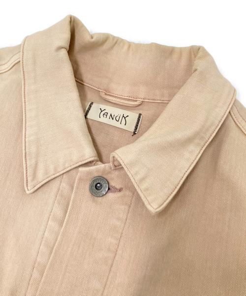 YANUK（ヤヌーク）YANUK (ヤヌーク) デニムジャケット ピンクベージュ サイズ:FREEの古着・服飾アイテム