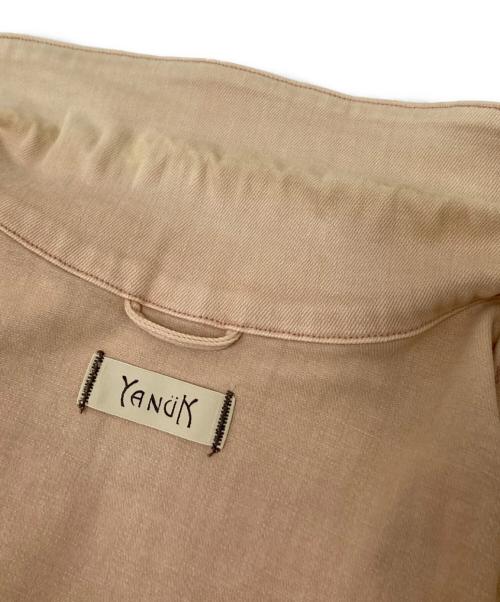 YANUK（ヤヌーク）YANUK (ヤヌーク) デニムジャケット ピンクベージュ サイズ:FREEの古着・服飾アイテム