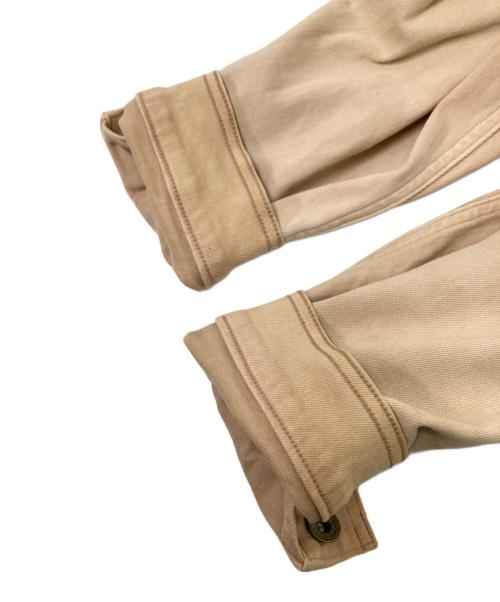 YANUK（ヤヌーク）YANUK (ヤヌーク) デニムジャケット ピンクベージュ サイズ:FREEの古着・服飾アイテム