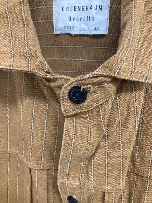 WAREHOUSE & CO.（ウエアハウスカンパニー）WAREHOUSE & CO. (ウエアハウスカンパニー) GREENBAUM HEAVY LEATHER BOUND BLOUSE　LOT2214 ベージュ サイズ:40の古着・服飾アイテム