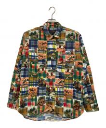 BEAMS PLUS（ビームスプラス）の古着「パッチワークシャツ」｜マルチカラー