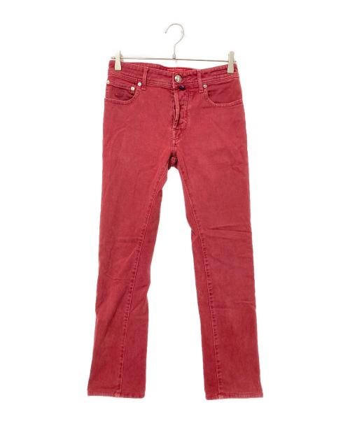 JACOB COHEN（ヤコブコーエン）JACOB COHEN (ヤコブコーエン) デニムパンツ レッド サイズ:29の古着・服飾アイテム