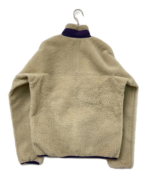 Patagonia（パタゴニア）Patagonia (パタゴニア) クラシックレトロXジャケット ベージュ×パープル サイズ:Sの古着・服飾アイテム