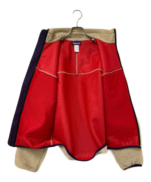 Patagonia（パタゴニア）Patagonia (パタゴニア) クラシックレトロXジャケット ベージュ×パープル サイズ:Sの古着・服飾アイテム