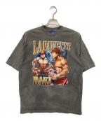 Lafayette×GRAPPLER BAKIラファイエット×）の古着「プリントTシャツ」｜グレー