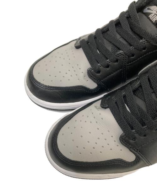 NIKE（ナイキ）NIKE (ナイキ) Air Jordan 1 Low グレー×ブラック サイズ:27.0cmの古着・服飾アイテム