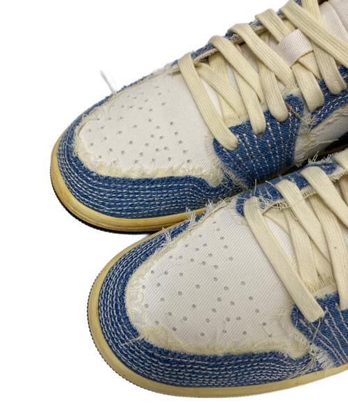 NIKE（ナイキ）NIKE (ナイキ) AIR JORDAN 1 LOW SE ホワイト×ブルー サイズ:27.0cmの古着・服飾アイテム