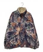 FIRST DOWNファーストダウン）の古着「リバーシブルボアジャケット」｜ベージュ×ブラック