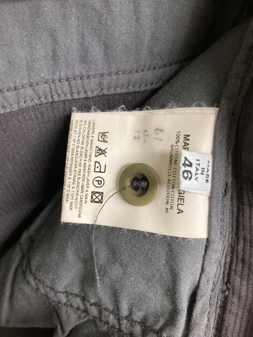 Maison Margiela（メゾンマルジェラ）Maison Margiela (メゾンマルジェラ) ストレートパンツ グレー サイズ:46の古着・服飾アイテム