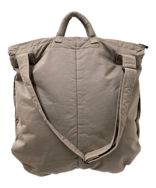 PORTER（ポーター）PORTER (ポーター) N.HOOLYWOOD (エヌ ハリウッド) HELMET BAG （ヘルメットバッグ） ベージュ サイズ:下記参照の古着・服飾アイテム