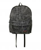 overland equipmentオーバーランドイクイップメント）の古着「スパイダーウェブバックパック」｜ブラック