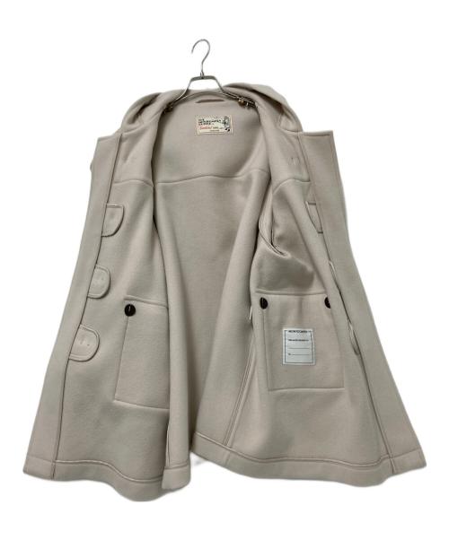 MONTGOMERY（モンゴメリー）MONTGOMERY (モンゴメリー) スーパー140's ウールパイルメルトン ダッフルコート ベージュ サイズ:2の古着・服飾アイテム