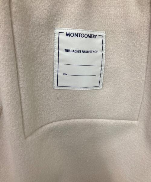 MONTGOMERY（モンゴメリー）MONTGOMERY (モンゴメリー) スーパー140's ウールパイルメルトン ダッフルコート ベージュ サイズ:2の古着・服飾アイテム