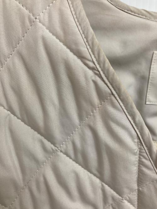 IENA（イエナ）IENA (イエナ) ノーカラーキルティングコート ホワイト サイズ:38の古着・服飾アイテム