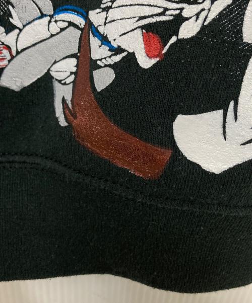SPACE JAM（スペースジャム）SPACE JAM (スペースジャム) プリントスウェット ブラック サイズ:Lの古着・服飾アイテム