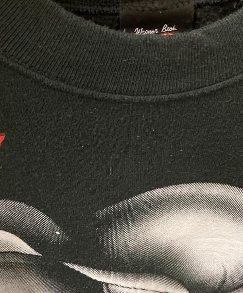 SPACE JAM（スペースジャム）SPACE JAM (スペースジャム) プリントスウェット ブラック サイズ:Lの古着・服飾アイテム