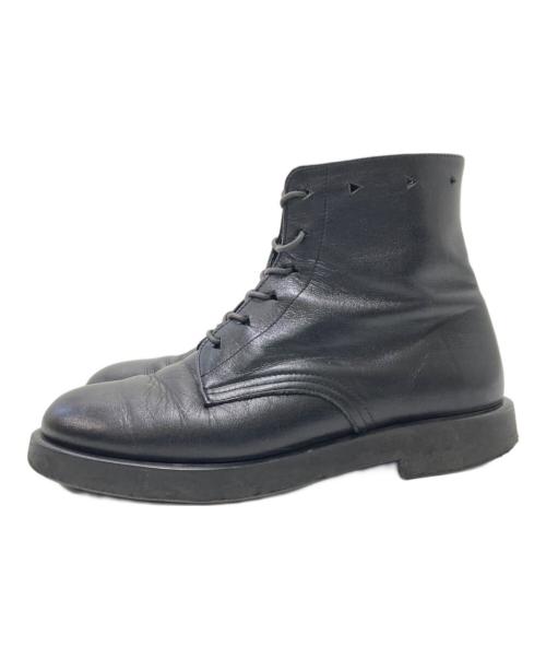 Y's（ワイズ）Y's (ワイズ) ハイカットレザーブーツ ブラック サイズ:Lの古着・服飾アイテム