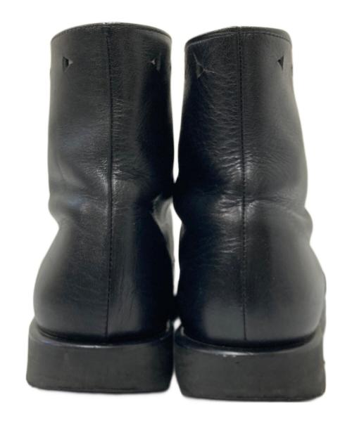 Y's（ワイズ）Y's (ワイズ) ハイカットレザーブーツ ブラック サイズ:Lの古着・服飾アイテム