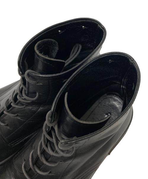 Y's（ワイズ）Y's (ワイズ) ハイカットレザーブーツ ブラック サイズ:Lの古着・服飾アイテム