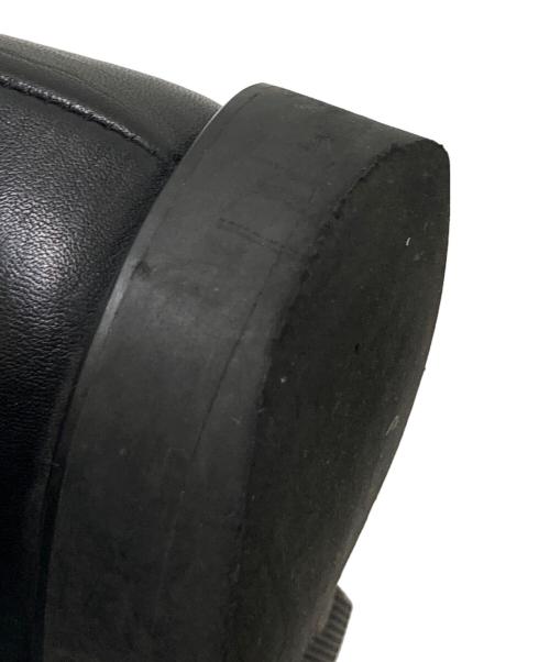 Y's（ワイズ）Y's (ワイズ) ハイカットレザーブーツ ブラック サイズ:Lの古着・服飾アイテム