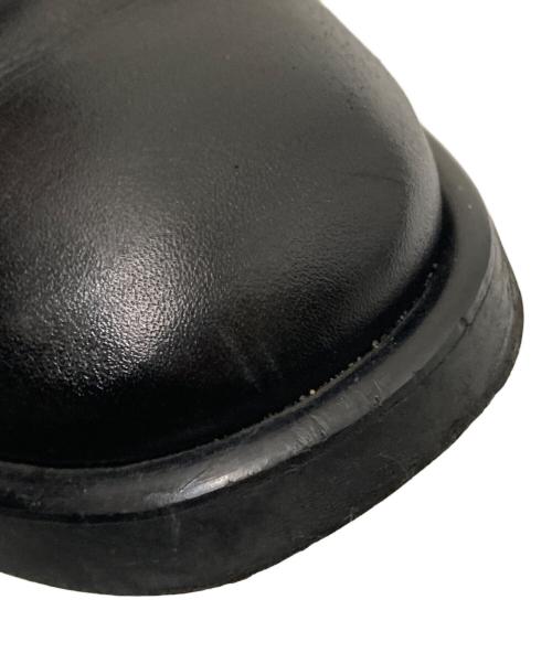 Y's（ワイズ）Y's (ワイズ) ハイカットレザーブーツ ブラック サイズ:Lの古着・服飾アイテム