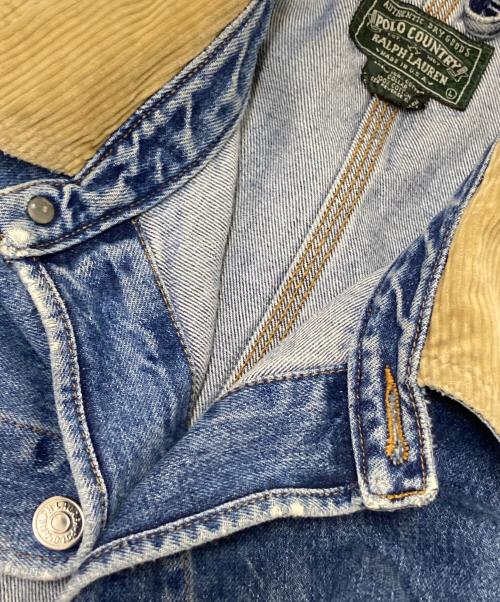 POLO COUNTRY（ポロカントリー）POLO COUNTRY (ポロカントリー) カバーオール インディゴ サイズ:Lの古着・服飾アイテム
