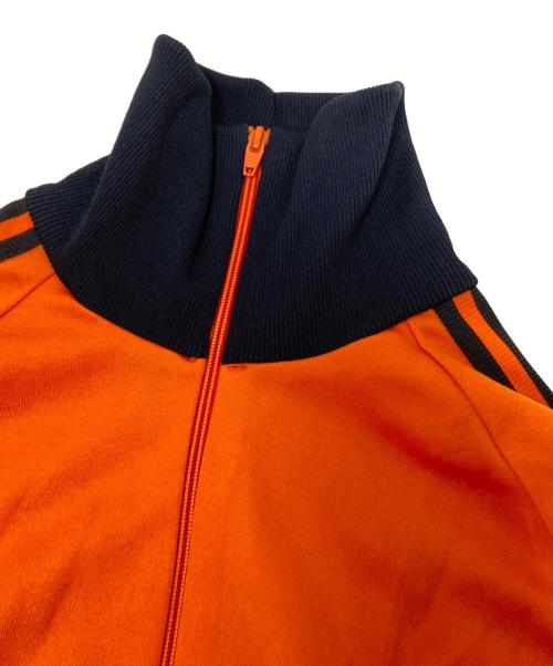 adidas（アディダス）adidas (アディダス) トラックジャケット オレンジ×ブラック サイズ:7号の古着・服飾アイテム