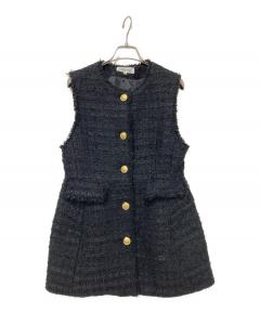 中古・古着通販】anuans (アニュアンス) ケープデザインツイード